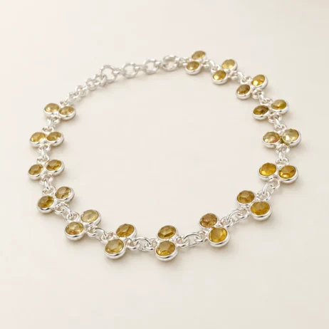 Yellow Double Row Bracelet