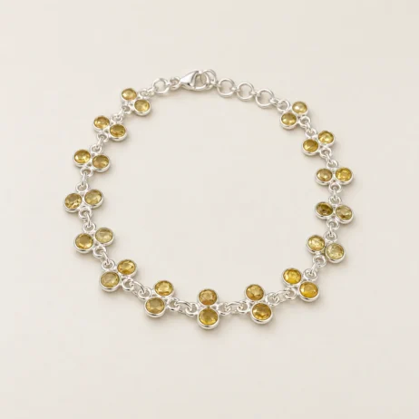 Yellow Double Row Bracelet