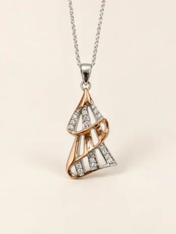 Openwork Triangle Pendant
