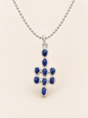 Blue Cluster Pendant
