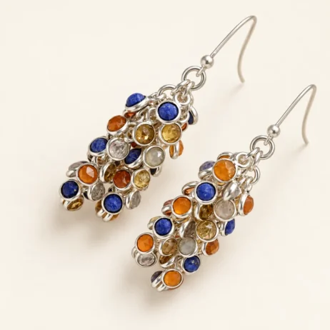 Mixed Cluster Earrings
