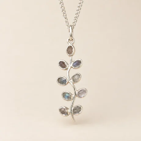 Pale Blue Branch Pendant