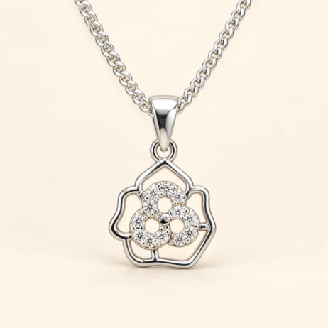 Three-Loop Flower Pendant