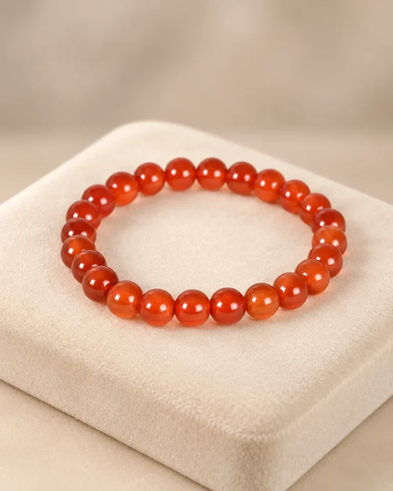 Carnelian Bead Bracelet
