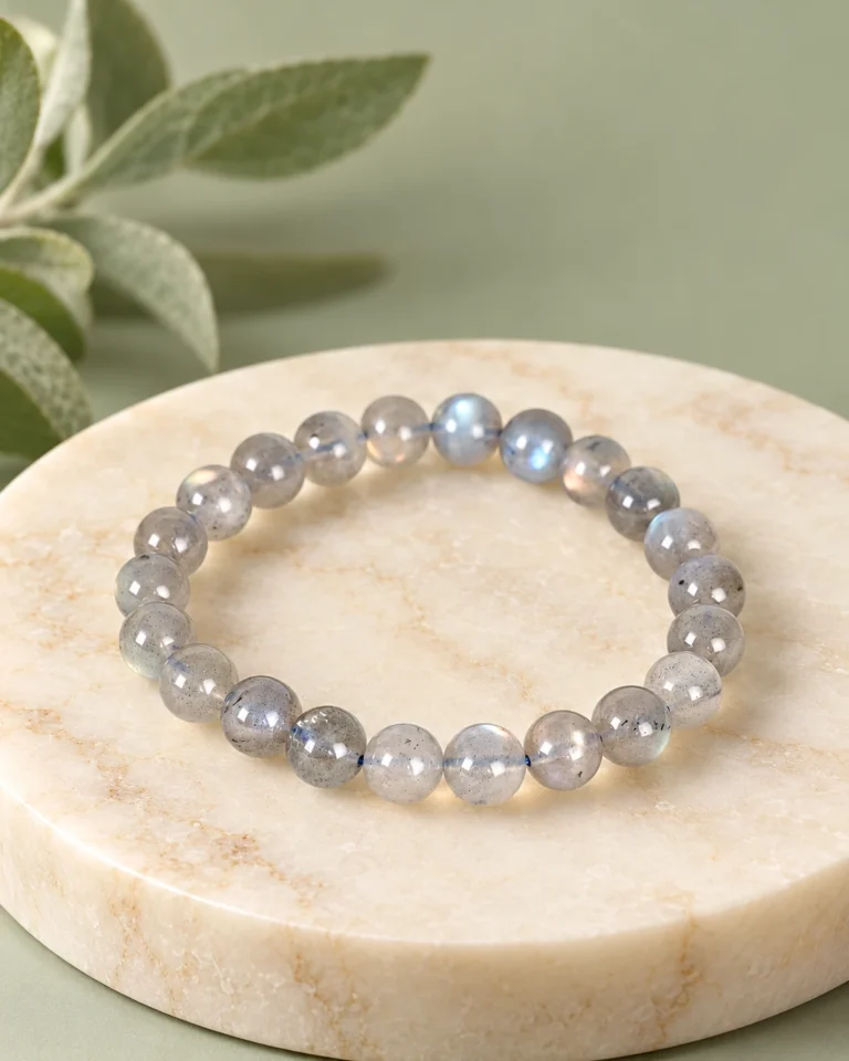 Labradorite Bead Bracelet