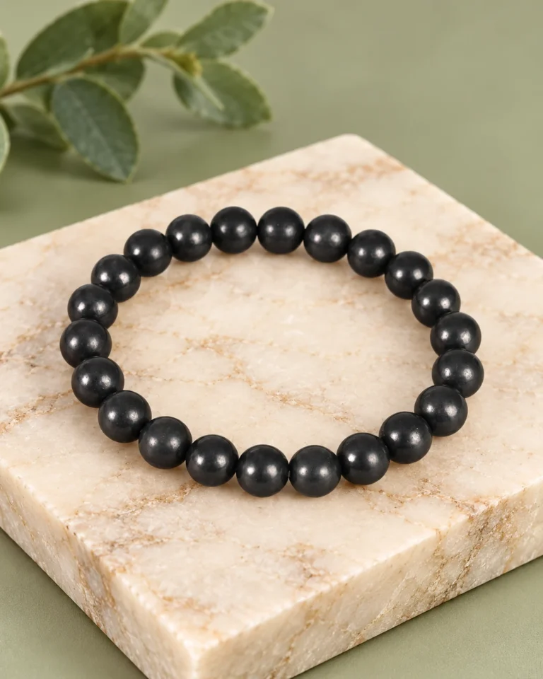 Shungite Bead Bracelet