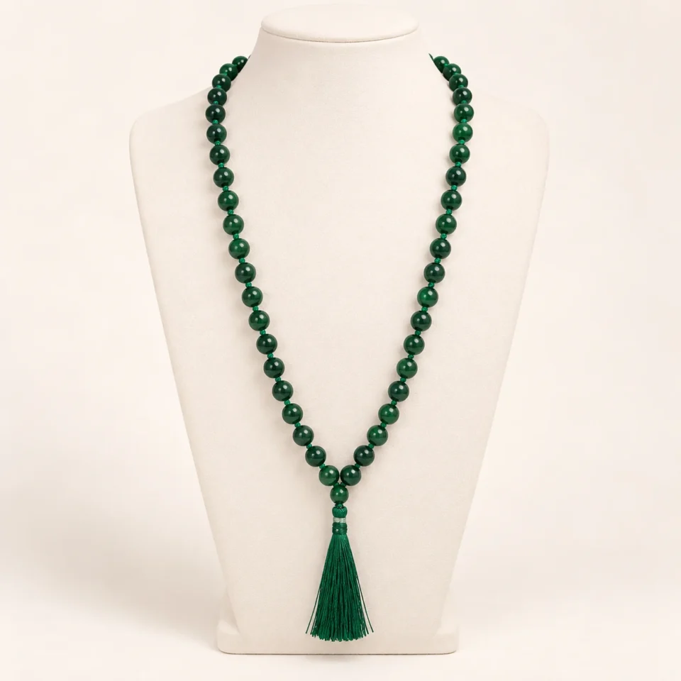 Green Jade Mala