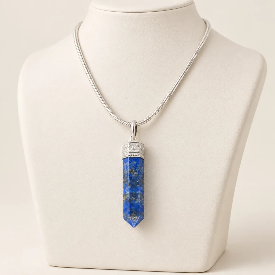 Lapis Lazuli Pencil Pendant