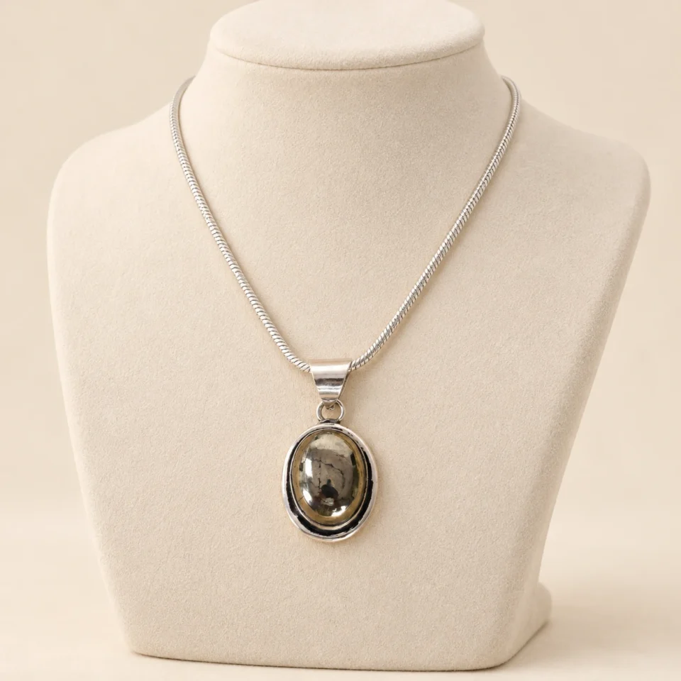 Pyrite Polished Pendant
