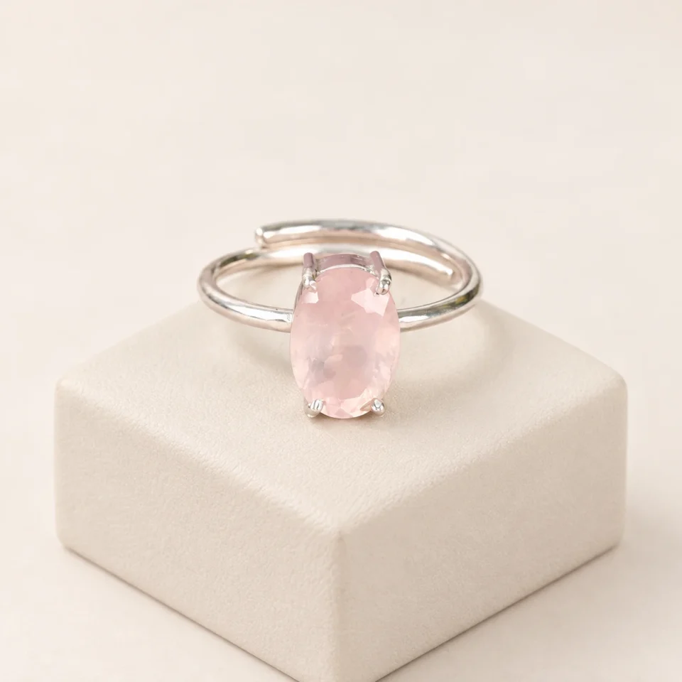 Rose Quartz Ring