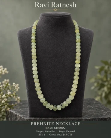 Prehnite Single Hook Necklace