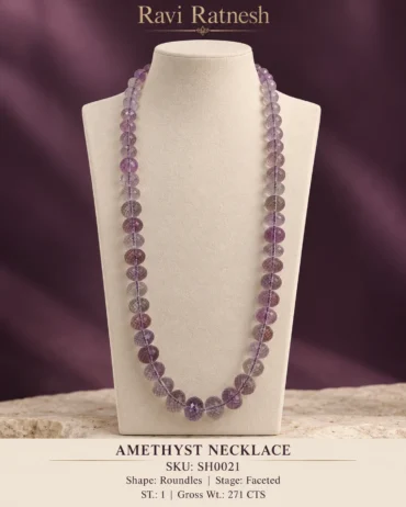 Amethyst Single Hook Necklace