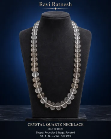 Crystal Quartz Single Hook Necklace