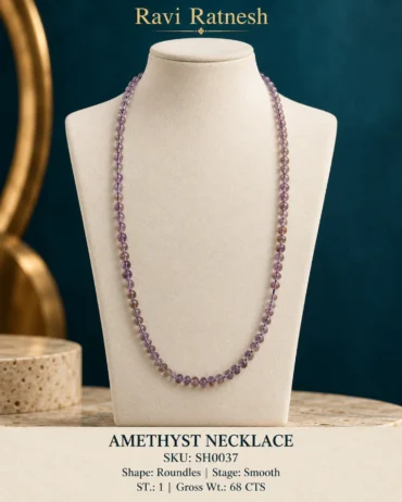 Amethyst Single Hook Necklace