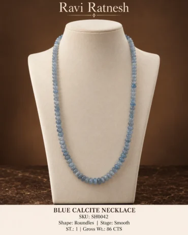 Blue Calcite Single Hook Necklace