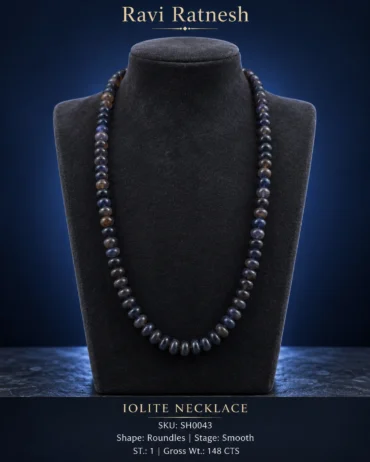 Iolite Single Hook Necklace