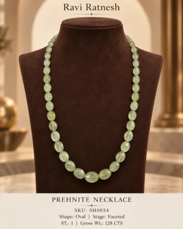 Prehnite Single Hook Necklace