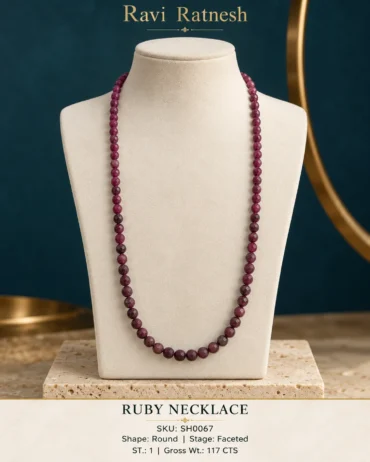 Ruby Single Hook Necklace
