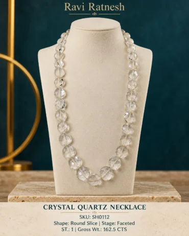 Crystal Quartz Single Hook Necklace