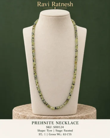 Prehnite Single Hook Necklace