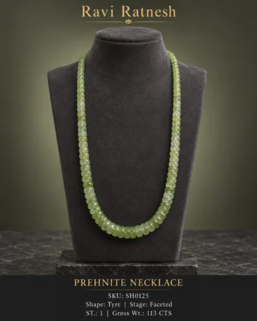 Prehnite Single Hook Necklace